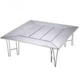 Кемпинг Мун из нержавеющей стали загуститель кухни для барбекю Стол разборка шиповенный стол для барбекю.