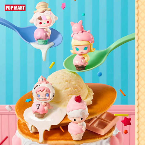 泡泡玛特POP MART正版【冰淇淋甜筒杯系列】公仔潮流玩具萌粒摆件 - 图1