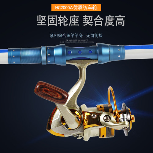 迷你13轴矶竿海杆钓鱼竿路亚海竿纺车轮子全金属小型鱼轮袖珍渔轮 - 图0