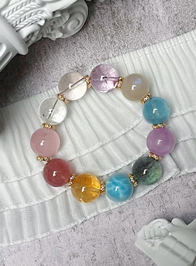 【5月新品】大圆满光环多宝高品手链 一条顶几条强大力量感转运珠