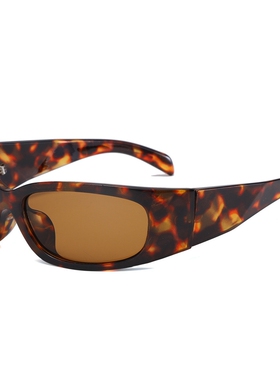 明星关钟鹏同款弯面镜片未来科技感黑超墨镜防紫外线户外太阳眼镜