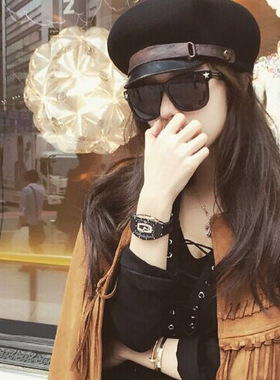 周扬青罗志祥孙红雷同款墨镜五星潮牌太阳眼镜男女款