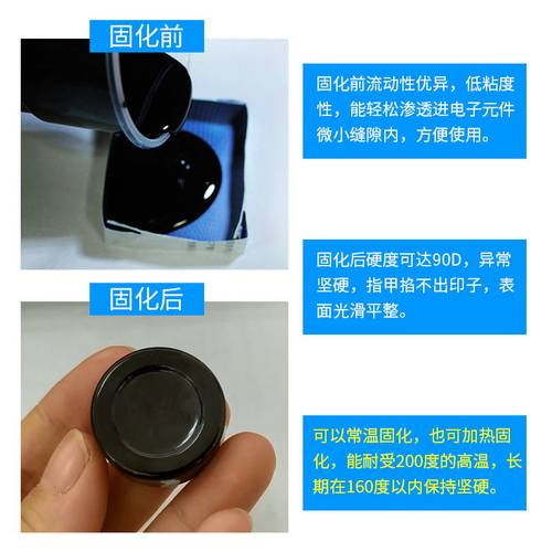 776FR耐高温阻燃环氧树脂灌封胶直线电机控制器密封散热绝缘硬胶 - 图0