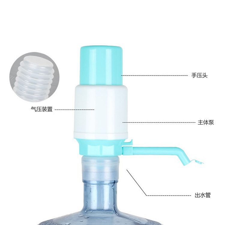 桶装水抽水器饮水机取水器纯净水桶矿泉水上水按压器吸水泵压水器 - 图0