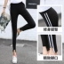 Quần legging nữ 2019 mới mặc quần hói mạnh bó sát phiên bản Hàn Quốc của quần lửng sọc 9 chân mùa thu - Quần tây thường