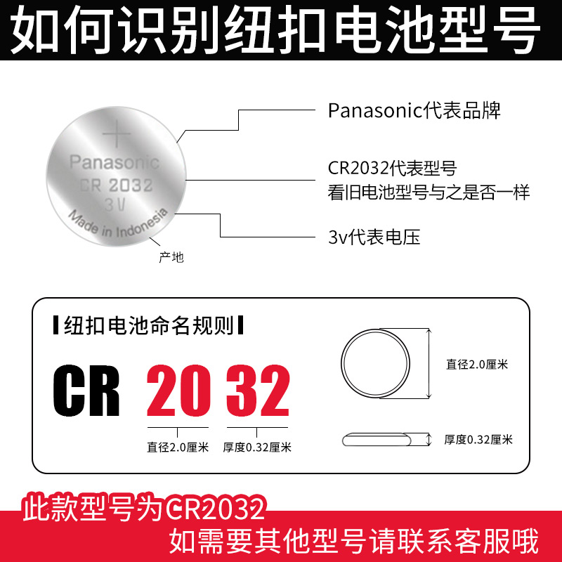 适用于吉利远景X6X3 S1博越SUV新帝豪远景汽车遥控器电子钥匙电池 - 图2