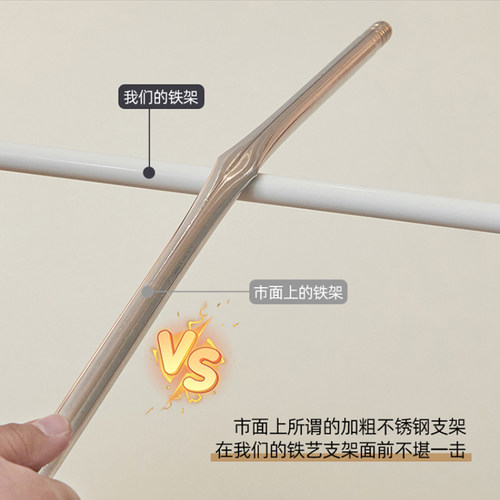 蚊帐支架杆子配件坐床防摔拉链蚊帐支架加厚铁艺烤漆管子一套三通 - 图0