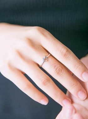 韩版简约气质s925纯银学生饰品