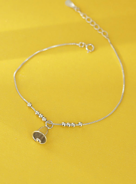 日韩s925铃铛手链森系闺蜜首饰