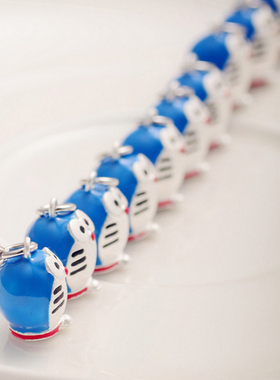 哆啦A梦伴我同行机器猫项链 可爱卡通叮当猫吊坠 S925纯银锁骨链