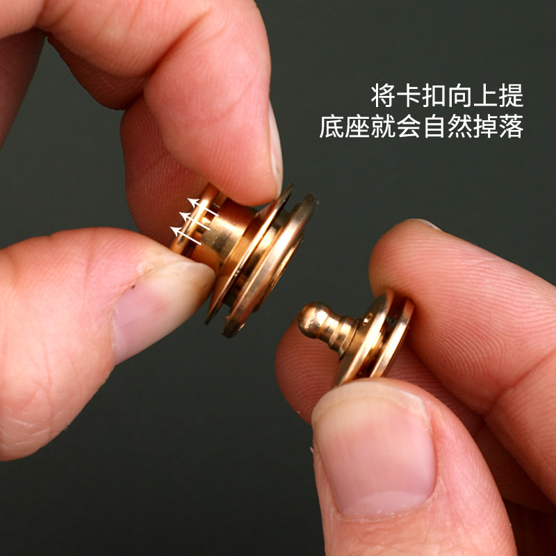 黄铜弹簧扣箱包五金插扣暗扣包扣配件按扣免缝钉扣隐形按扣子母扣_虎窝淘