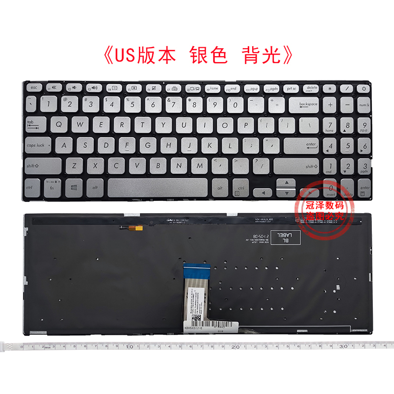 ASUS华硕X512 X512DA/FA X512U/UA/UB F512DA F512UA键盘M5050D - 图3