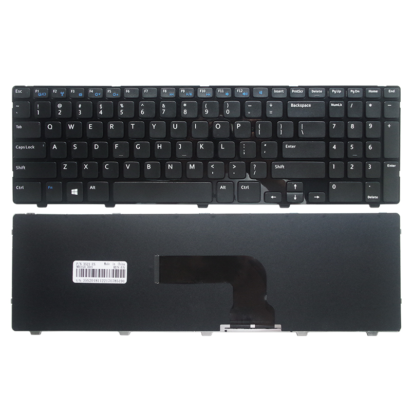 适用戴尔 DELL 15R m531r 2521 5535 5521 5528 5537 3537 4526 P28F 3328键盘 3521笔记本键盘内置键盘-图0