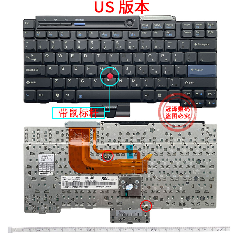 适用于 联想 IBM 全新 X60 X60S X61 X61S X60T X61T 笔记本键盘 X301I  X300 X301 - 图1