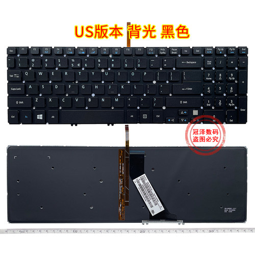 US/RU/FR/BR/SP/AR/UK适用ACER宏基 V5-571 V5-571G V5-571PG V5-531G V5-581 V5-572 V5-573G 551G 531P键盘 - 图1