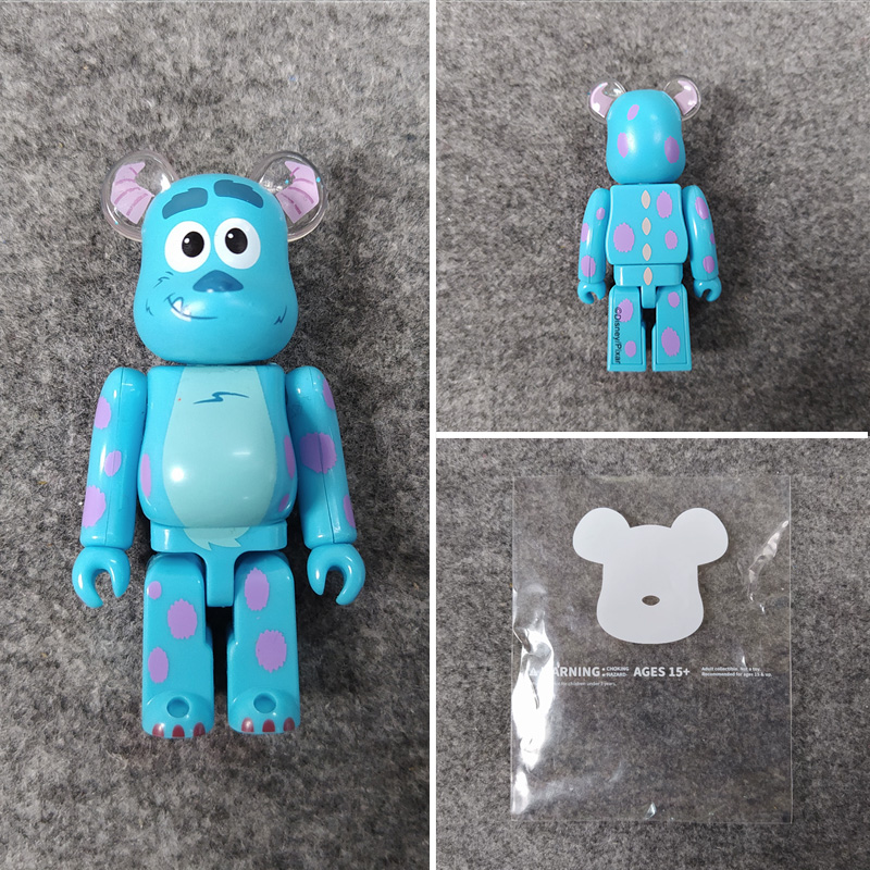 Bearbrick100%小号暴力熊积木熊潮玩盲盒手办布里克千秋巴斯光年-图1