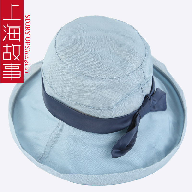 遮阳帽夏季真丝防晒帽 桑蝶服饰帽子