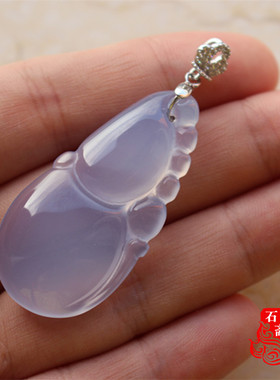 原色土耳其蓝玉髓保平安葫芦吊坠