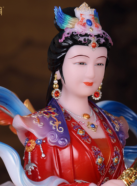 九天玄女汉白玉佛堂供奉像