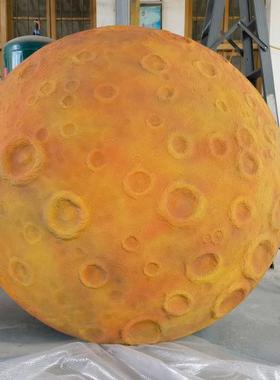 星空泡沫球模型舞台美陈太空吊饰户外室内九大行星泡雕星球道具