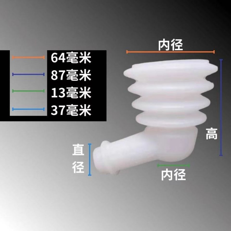 防尘罩主罩半罩，没有前罩，有布袋和垫片4个 - 图1