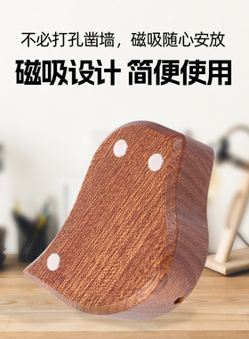 多巴胺风铃木质磁吸报喜鸟门铃日式创意入户开门铃铛治愈系冰箱贴