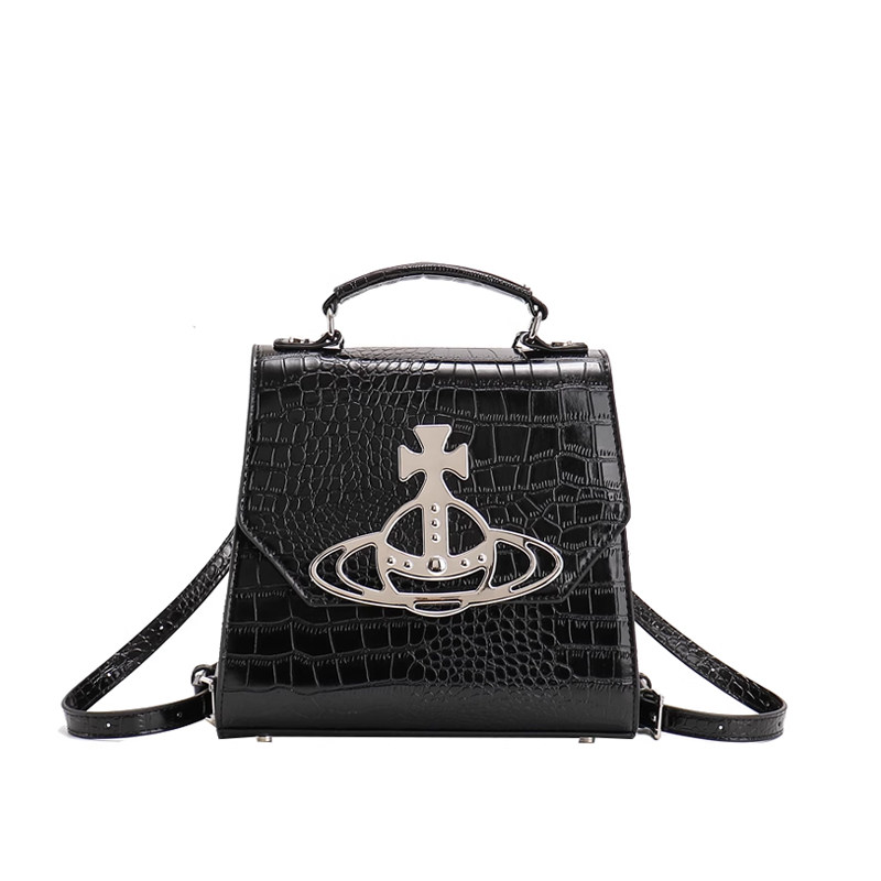大容量西太后双肩包女单肩包2025新款包包鳄鱼纹通勤旅行背包,淘宝优惠券,粉丝福利购,淘宝优惠卷