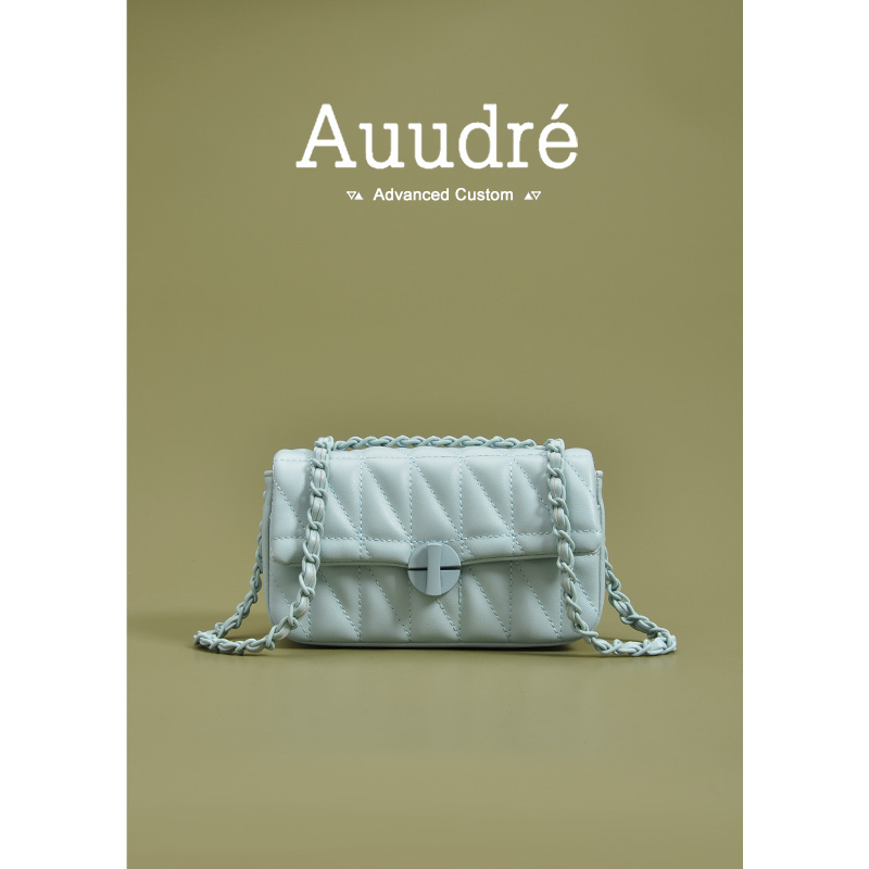 Auudre正品高级感链条包时尚通勤单肩包女2024新款法国小众斜挎包
