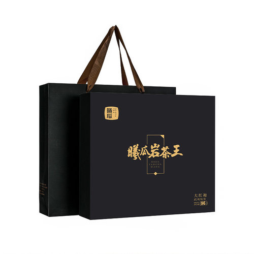 曦瓜岩茶王小罐装武夷大红袍茶叶特级正岩肉桂礼盒装送礼 - 图1