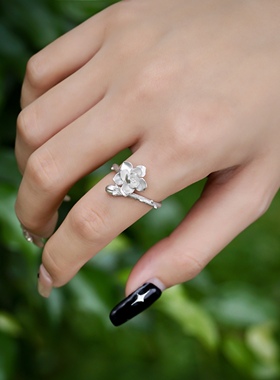 手工纯银戒指阿林的饰界纯银原创