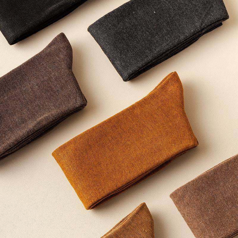 女士日系小腿袜秋冬季厚纯色棉袜JK长袜及膝堆堆袜黑色高筒长筒袜,淘宝优惠券,粉丝福利购,淘宝优惠卷