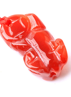 貔貅手链红玛瑙貔貅手链貔貅吊坠