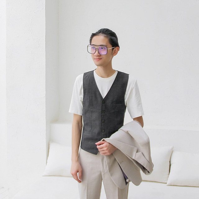 British business casual suit vest fashion vest suit