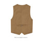Daoying suit vest retro stripes