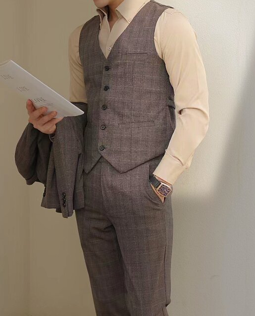 2024 new style gentleman national style handsome vest
