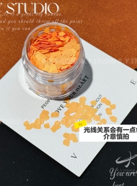 大渔手作｜手工DIY郁金香异形滴胶流麻美甲亮片