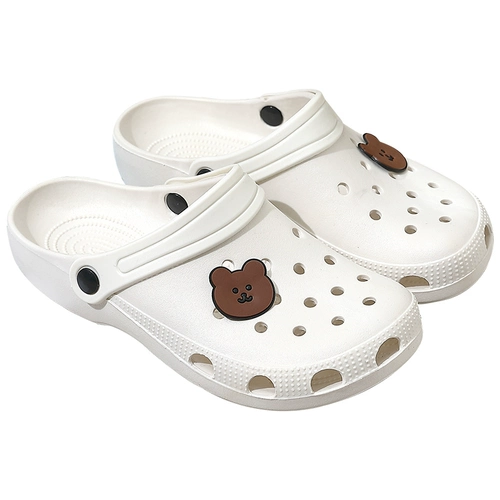 Tide, летние тапочки в стиле Crocs, нескользящие пляжные босоножки на платформе, подходят для носки на улице, коллекция 2022, закрытый носок