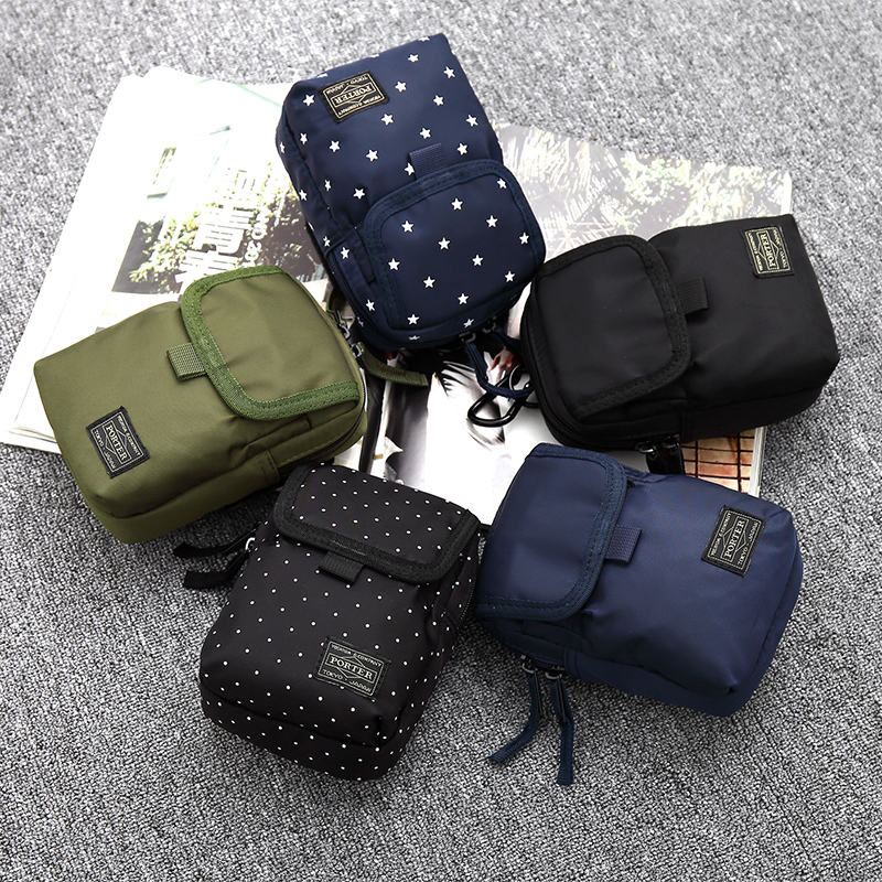 新品PORTER斜跨小腰包潮男包吉田WAIST BAG單肩包穿皮帶6寸手機包