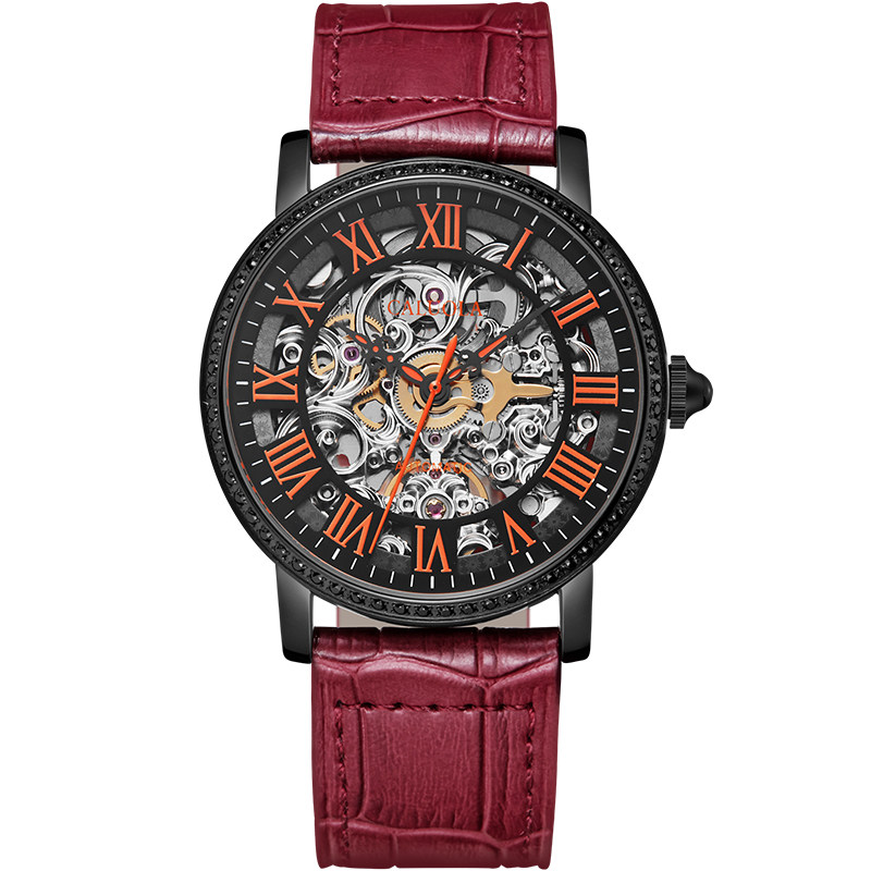 女简约气质全自动防水卡罗莱机械表 卡罗莱乔邦国产腕表