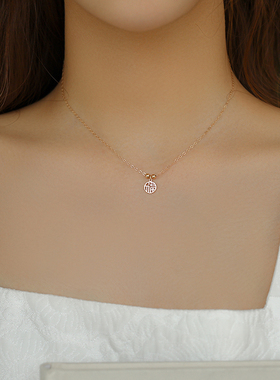 轻奢项链锁骨链颈链冷淡风清冷感