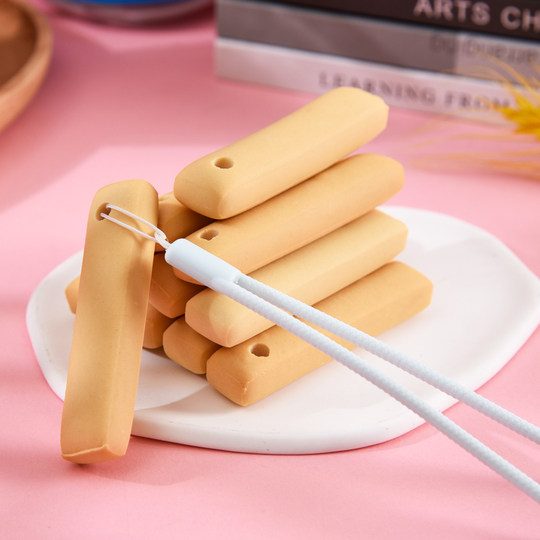 御婴乐宝宝磨牙棒 婴幼儿辅食磨牙饼干 磨合牙龈手指棒出芽棒罐装