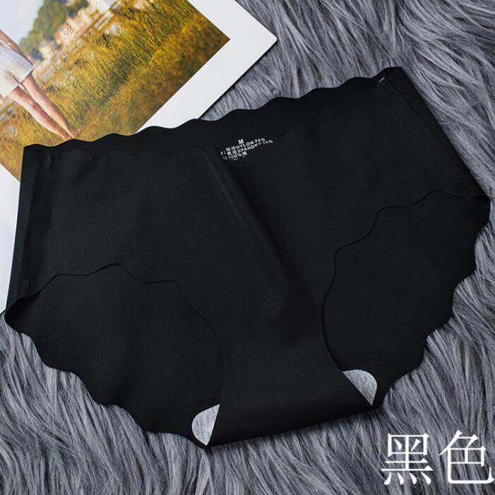 纯色简约一片式冰丝无痕低腰内裤女丝滑短裤细腻三角裤速干,淘宝优惠券,粉丝福利购,淘宝优惠卷