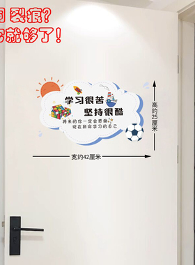 小图案自粘门上遮瑕贴