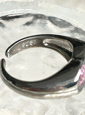 shafashanghai宝石戒指女款复古戒托高级设计款生日礼物女戒指