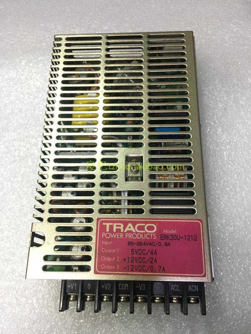 议价拓工工控拆机 TRACO Volgen ERK30U-1212 电源 5V+-12V议价 - 图0