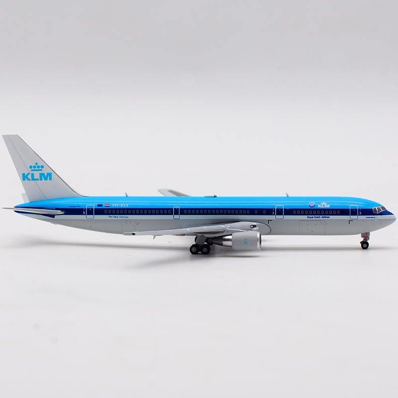 现货1:400 KLM荷兰航空 B767-300ER PH-BZK客机模型 XX4992合金-图2