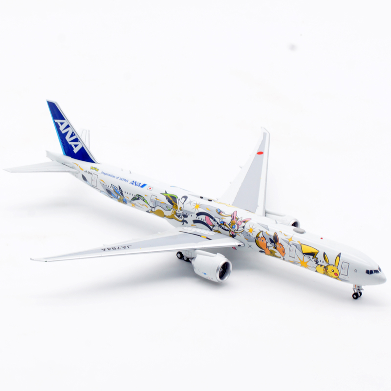 现货: 1:400全日空航空 B777-300ER JA784A 伊布 客机模型 WB4029 - 图0