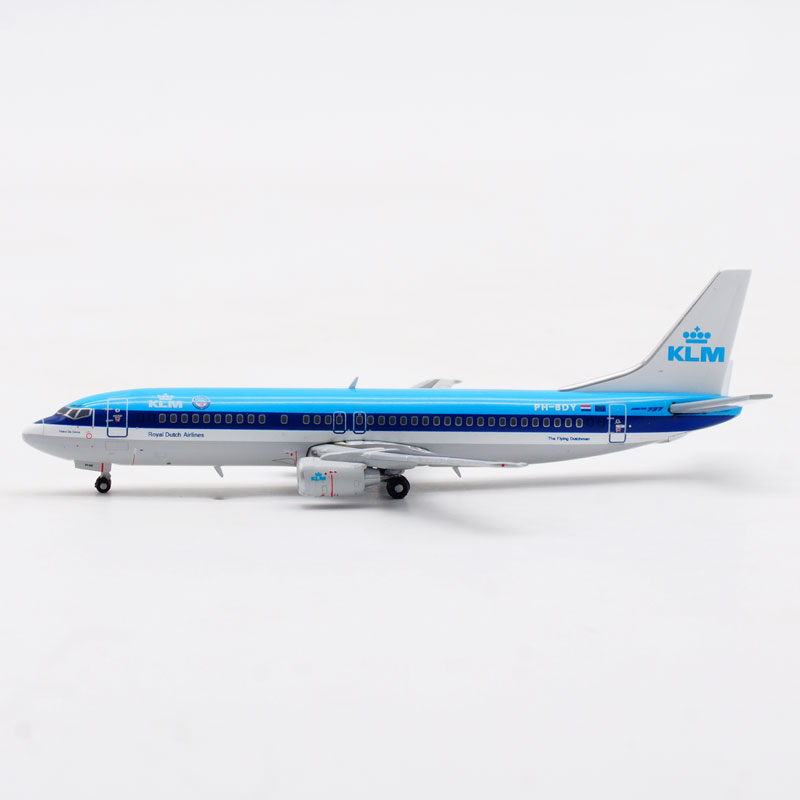 现货 1:400 KLM荷兰航空 B737-400 PH-BDY客机模型 XX4998合金-图1