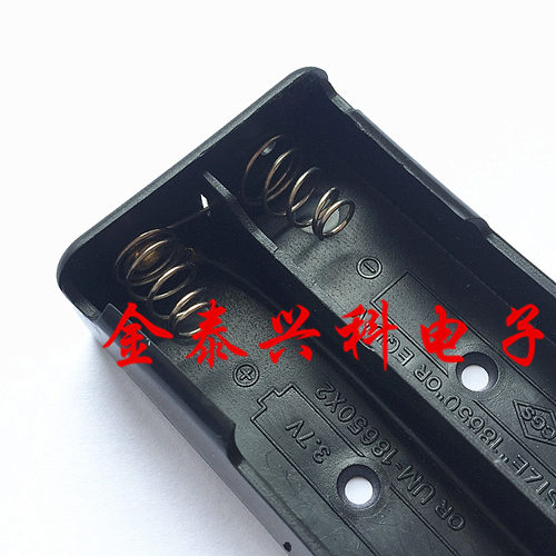 2节18650电池盒 3.7V锂电池2节18650带线电池座 2节电池仓 并联 - 图2