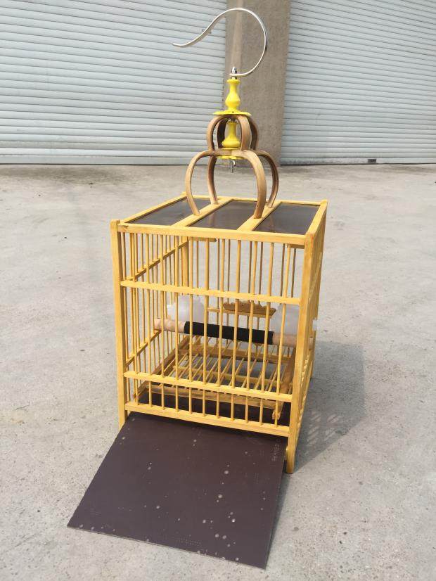 画眉方笼二号全套压生头鸟笼运输洗澡竹笼笼衣罩仿不锈钢铁钩包邮_虎窝淘